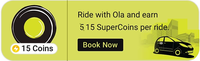 Earn 15 Supercoins per OLA ride.