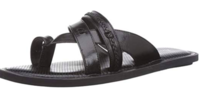 BATA Men's Biden Brown Leather Hawaii Thong Sandals-8 UK/India 