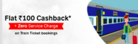 Airtel Thanks App :- 100 ₹ (40+60) Cashback on First 2 Train Ticket Booking Above 300₹