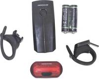 Hercules Watt Super Bright White LED Front Rear Light Combo  (Black)