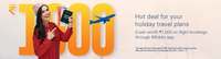 ICICI iMobile 5-6 Dec :- Flat 1000₹ Cashback on Flight Booking Above 4000₹ Everyday