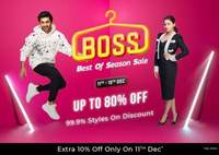 Best of Season sale (BOSS) ( 11-15th December ) 10% discount on ICICI credit cards (Live For All Members)
