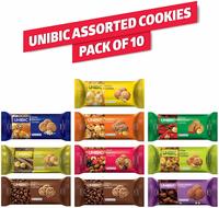 Unibic Assorted Cookies, 75g (Pack of 10) 