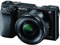 Sony Alpha A6000L 24.3MP Mirrorless Camera (Black) + 16-50mm Lens with Carry Case