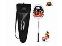 Li-Ning XP 889-Srikanth Signature Series Aluminum-Alloy Isometric Strung Badminton Racquet (White/Red) with Cover Rs. 499