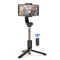 BlitzWolf® BW-BS12 One-Axis Gimbal Stabilizer bluetooth Remote Control Tripod with Anti-shaking Automatic Balance Black