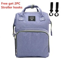 Mommy Diaper Bag with Stroller Hooks Maternity Baby Nappy Backpack