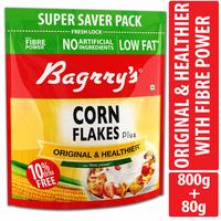 Bagrrys Corn Flakes, 800g (with Extra 80g) 