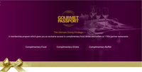 Dineout Gourmet Passport Membership - Flat 50% off + 25% Discount using ICICI Cards & Net Banking