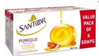 Santoor PureGlo Glycerine Bathing Bar  (6 x 125 g)