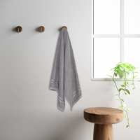 WELSPUN Quick Dry Grey Cotton Standard Bath Towel @ Rs 75