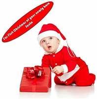 Santa Claus Dress Costume for Boys Girls Kids (0-12 Months) by Weigel and Fox