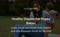 Learn about Advanced cloth diapering and get a chance to WIN REWARDS WORTH RS.50,000/