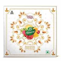 B Natural Juice Diwali Assorted Juice Gift Pack with Dry Fruits 1.26L + 150G