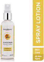 86% off : Greenberry Organics SPF 40+ Sunscreen Spray Lotion @100