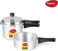 Pigeon Special Combi Pack 3 L, 2 L Pressure Cooker(Aluminium) 