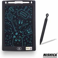 NISHICA LCD Writing Screen Tablet Drawing Board for Kids/Adults, 8.5 Inch(Black)