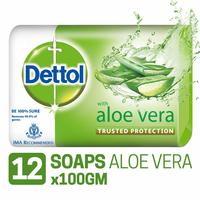 Dettol Aloevera  Soap  (Pack of 12 ) 
