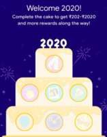Google Pay 2020 Stamp Offer - Tricks to Complete the Cake and get ₹202 - ₹2020 and more rewards 