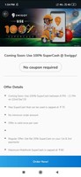 Use 100% mobikwik super cash on Swiggy