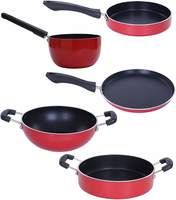 Nirlon Non-Stick Aluminium Mini Cooking Utensils Set (Set of 5)(Red) @ 749