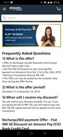 Flat 50 discount on min transaction amount 101 recharge/bill payment using Amazon pay icici credit card