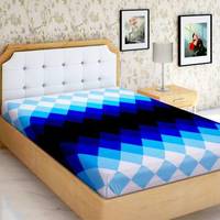 IWS 144 TC Polyester Single 3D Printed Bedsheet  (Pack of 1, Multicolor)