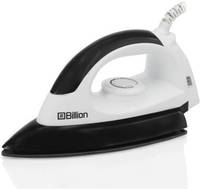 Billion 1000 W Non-stick Compact XR128 1000 W Dry Iron  (White and Black)