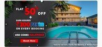 OYO Room :Get Flat 50% Discount +Rs 200 Assured Paytm Cashback On Every Booking Min 500