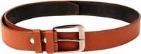 Men Brown Artificial Leather Belt @90