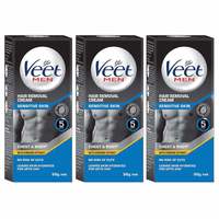 Veet Hair Removal Cream for Men (Pack of 3) for Rs.234
