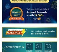 Amazon Flash Sale from 4 - 9 Pm (assured reward Upto Rs.5000)