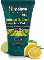 [Min 2 Qnty] Himalaya Men Intense Oil Clear Lemon Face Wash 100 ml
