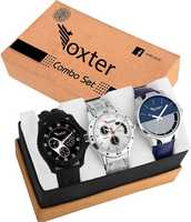 Foxter Pack Of 3 Watches Starting At 349/- Only.