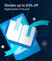 Google Play : Free ₹100 credit on any ebook + upto 50% off on ebooks