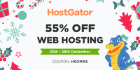 Host Gator 55% Off On Web Hosting.