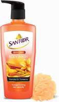 [Min 3 qty] Santoor Skin Care Body Wash 250ml and Loofah Free Rs.95 