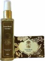 Roots & Above Forest Woods glycerin Bathing Bar Soap, 100g with Forest Woods Natural Facewash, 100ml @ 122