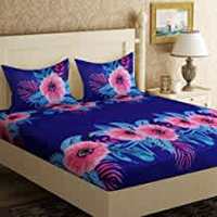 Double Bedsheets With 2 Pillow Cover 