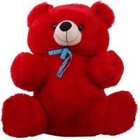 2 Feet Long Soft Hugable Teddy Bear -Red (60 Cm) at Rs.299