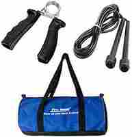 Protoner -- Skipping Rope, Hand Grip & Gym Bag Set for Rs.177  