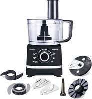 Inalsa Food Processor Easy Prep-800W with Processing Bowl & 7 Accessories,(Black)