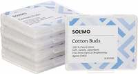 Amazon Brand - Solimo Cotton Buds Travel Pack - 24 Sticks (Pack of 5) @ ₹109