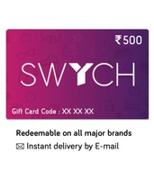 Snapdeal :- Purchase Swych Gift Card worth 2000₹ using MobiKwik & Get 250₹ SuperCash 
