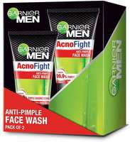 Garnier Men Acno Fight Anti-Pimple Facewash, Pack of 2, 200g