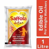 (Apply 15% coupon)  Saffola Active, Pro Weight Watchers Edible Oil, Pouch, 1 L