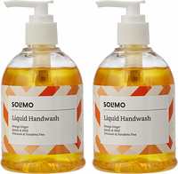 Solimo Handwash Liquid, Orange Ginger - 250 ml (Pack of 2) 
