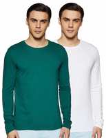 Combo pack of 2 Full sleeve T-shirts Size M 

@ just Rs 339.
