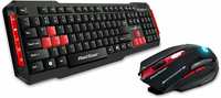 Dragonwar Storm Gaming Keyboard & LED Mouse Combo Wired