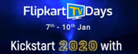 Flipkart TV Days ( 7th -10th January )10% Instant Discount with CC/DC/Net Banking/EMI options 